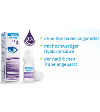 Tears Again Augentropfen Gel 10 ml