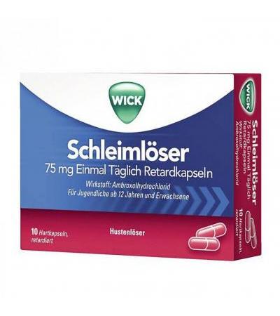 WICK Schleimlöser retard Kapseln 75mg 10 Stk.