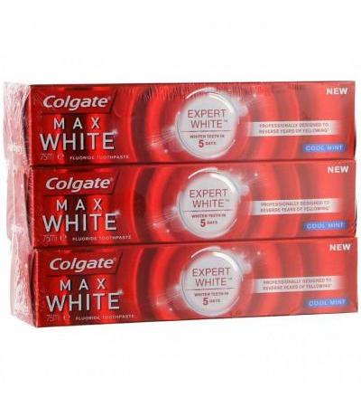 ZP.COLGATE MAX WHITE 3X75ML 1 Pkg.