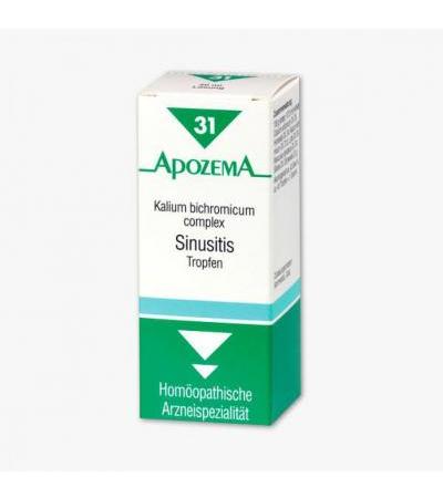 Apozema Sinusitis-Tropfen Nr. 31 Apozema 50 ml