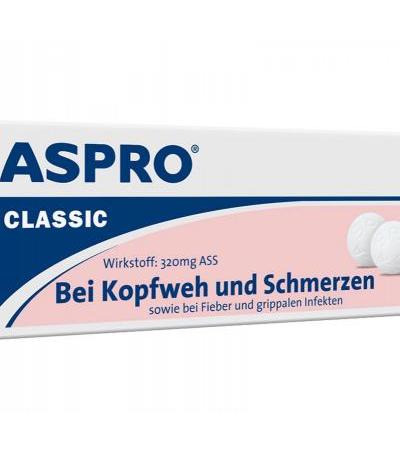 Aspro Classic 320mg ASS - Tabletten 30 Stk.