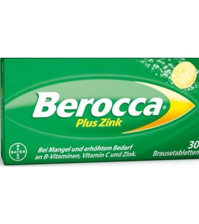 Berocca® plus Zink – Brausetabletten 30 Stk.
