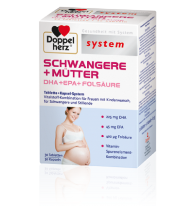 Doppelherz system Schwangere+Mütter 60 Stk.