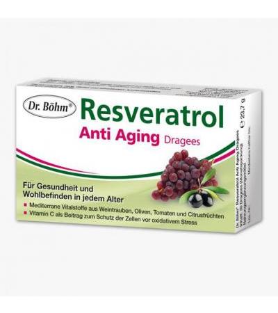 Dr. Böhm Resveratrol Anti Aging Dragees 30 Stk.