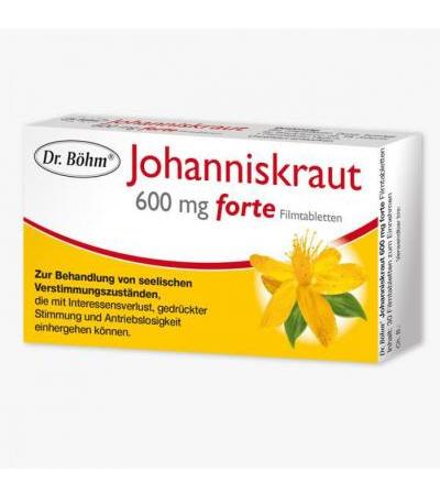 DR. BOEHM Johanniskraut 600 mg forte - Filmtabletten 30 Stk.
