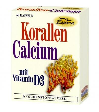 Espara Korallen-Calcium Kapseln 60 Stk.
