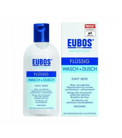 Eubos Basispflege Wasch + Dusch Flüssig Blau 200 ml
