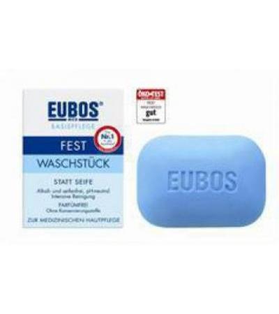 Eubos Waschstück blau 125g 125 g