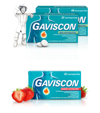 Gaviscon Liquid Mint Suspension 24 Stk.