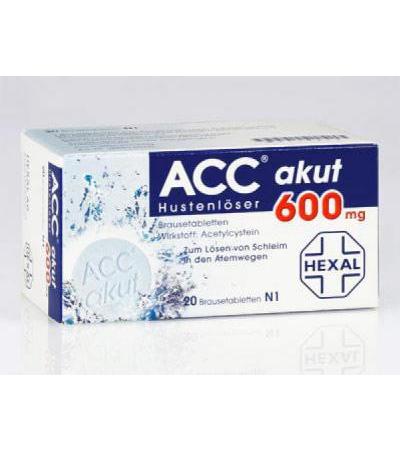 Husten ACC Hexal akut Brausetabletten 600 mg 10 Stk.