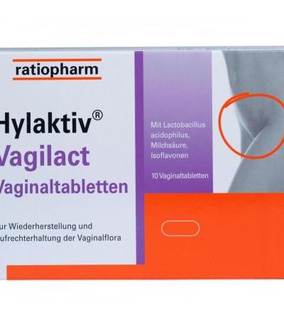 Hylaktiv Vagilact Vaginaltabletten 10 Stk.