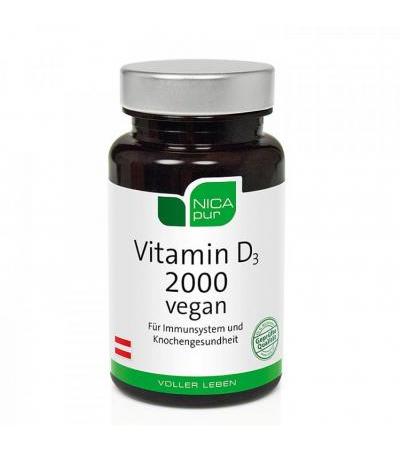 Nicapur Kapseln Vitamin D3 2000 60 Stk.