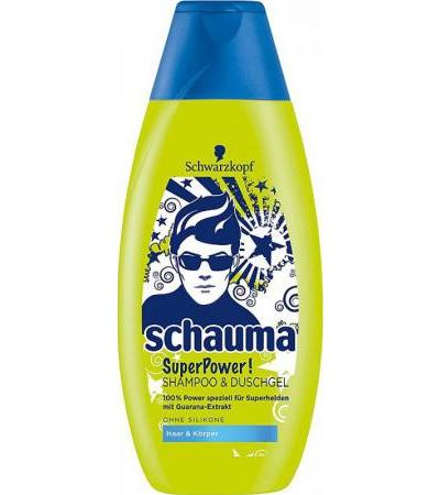 schauma superpower shampoo&&duschgel 400 ml