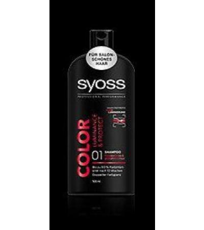 Syoss Professional Performance COLOR Farbschutz + Anti-Verblassen Shampoo 500 ml