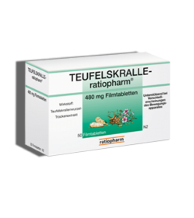 Teufelskralle ratiopharm® 480 mg Filmtabletten 100 Stk.